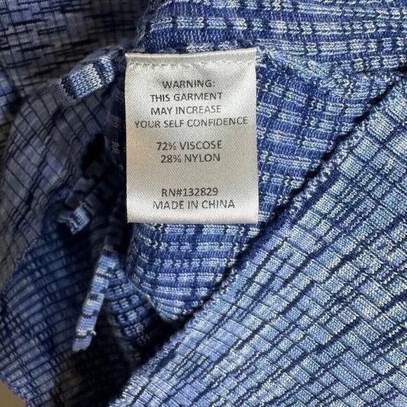 Song of Style Women's Mick Knit Mini Dress - Size Large Blue Long Sleeve Bodycon - Picture 10 of 10